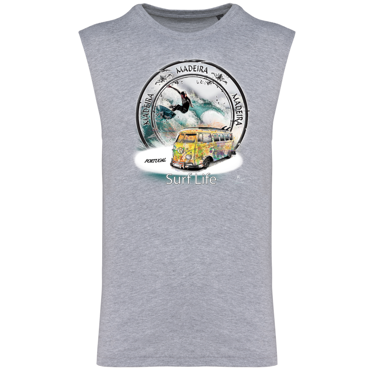 T-shirt Alças Surf Life Madeira