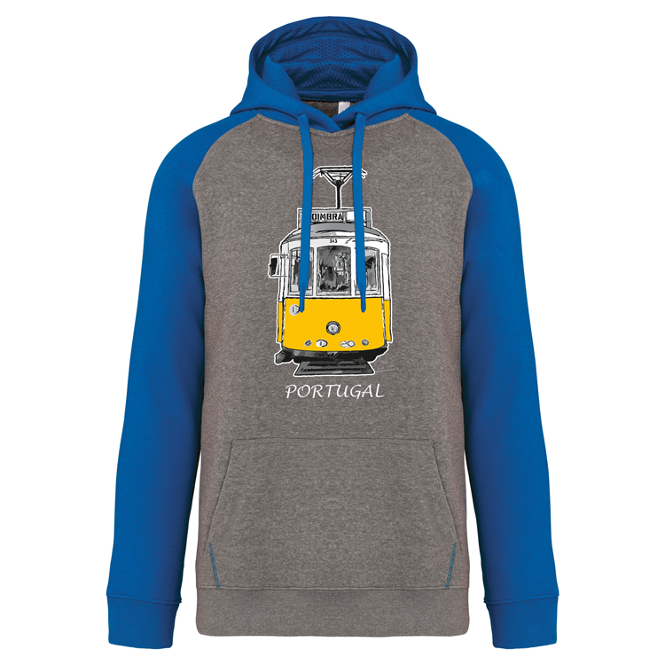 Sweatshirt Bicolor com capuz Grandalhão Coimbra