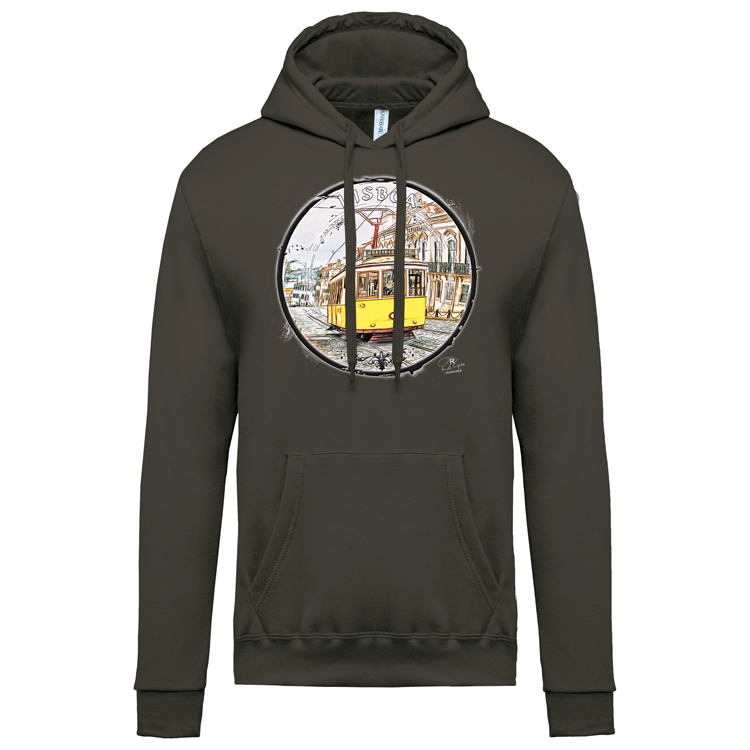 Sweatshirt Kariban com Capuz Calçada do Combro
