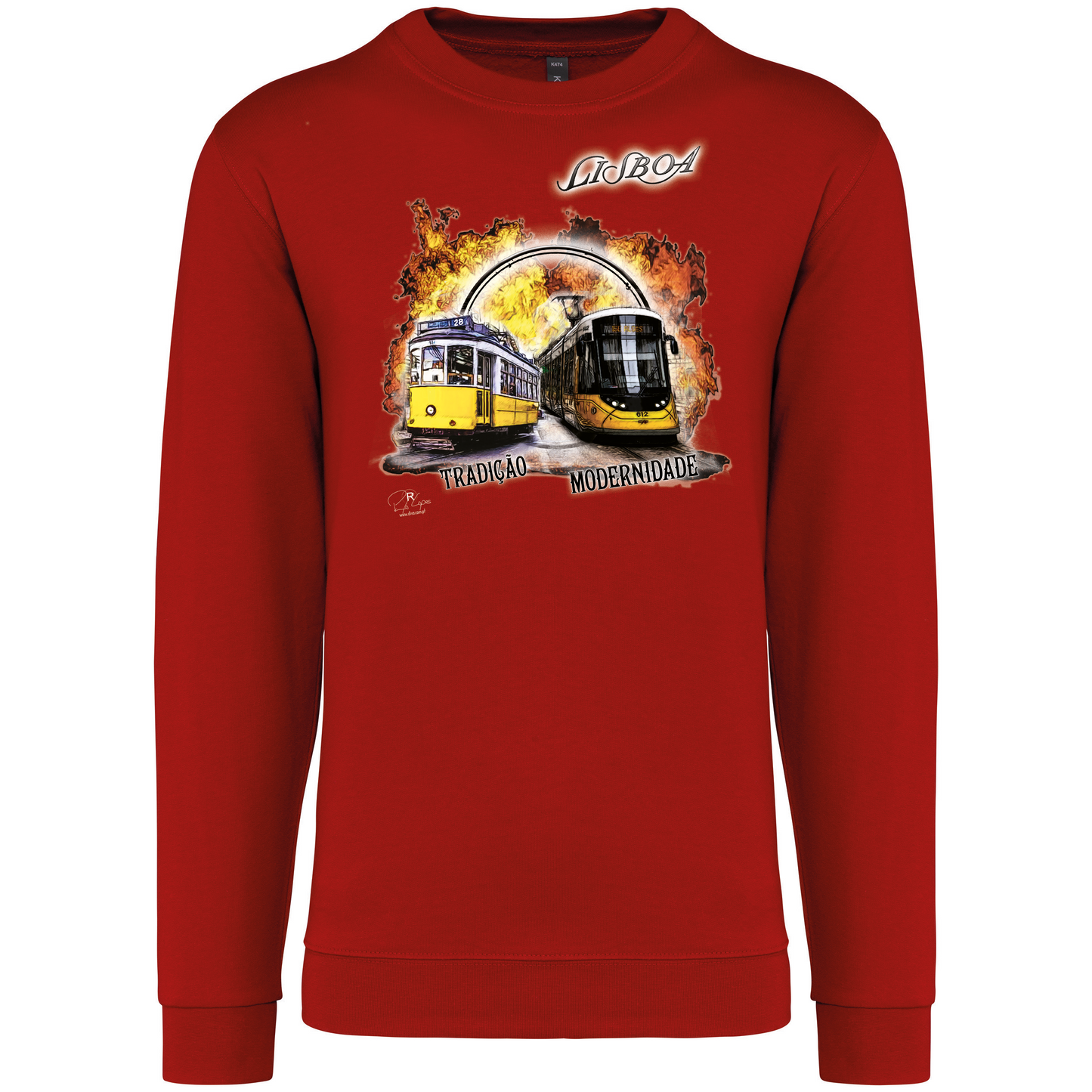 Sweatshirt Kariban sem Capuz Tradição e Modernidade