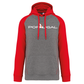 Sweatshirt Bicolor com capuz Vela