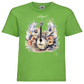 T-shirt Fruit of the Loom Kids Guitarra Portuguesa