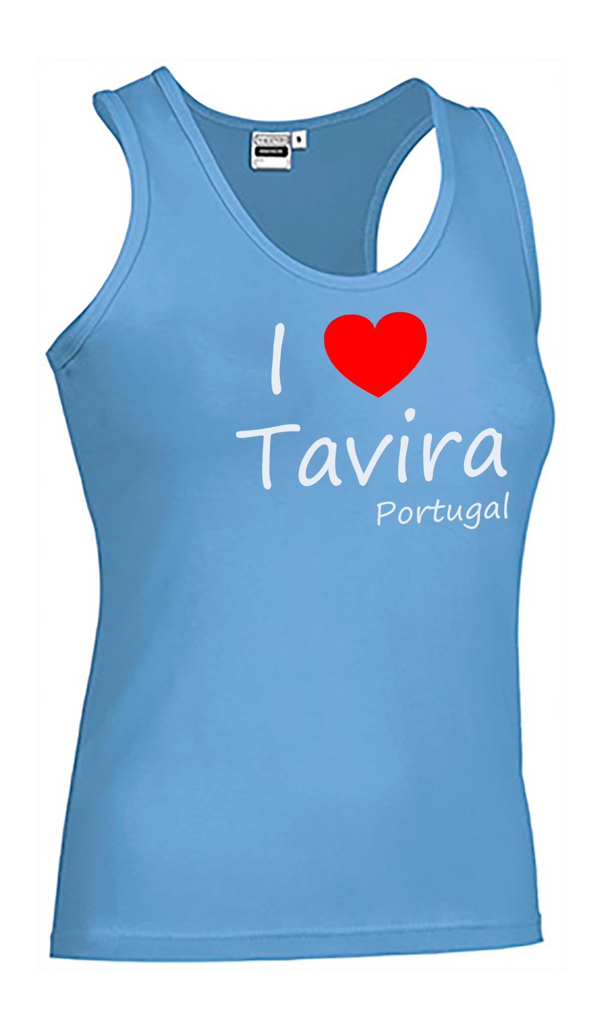 T-shirt Alças Senhora I Love Tavira