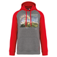 Sweatshirt Bicolor com capuz Vila Medieval