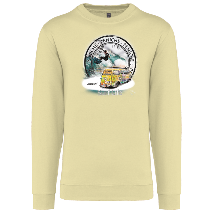 Sweatshirt Kariban sem Capuz Surf Life Peniche