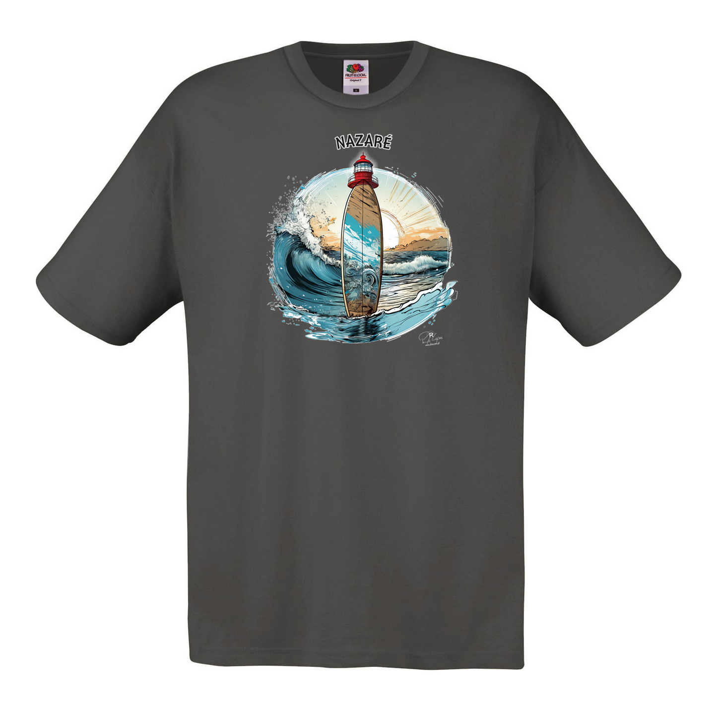 T-shirt Fruit of the Loom, Original 145g, Sol Nazaré