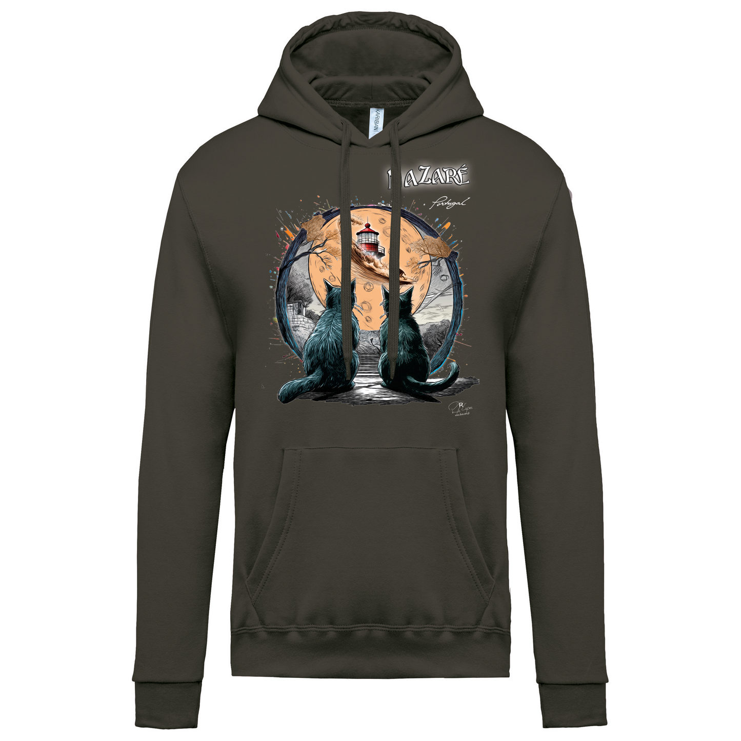 Sweatshirt Kariban com Capuz Luar Nazaré