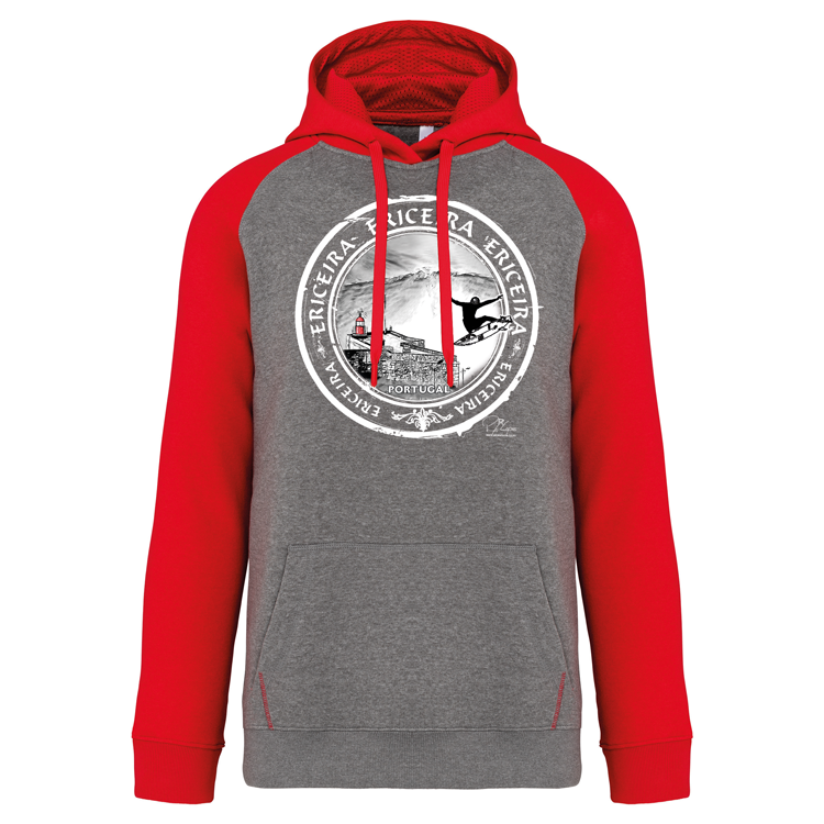 Sweatshirt Bicolor com capuz Selo Ericeira