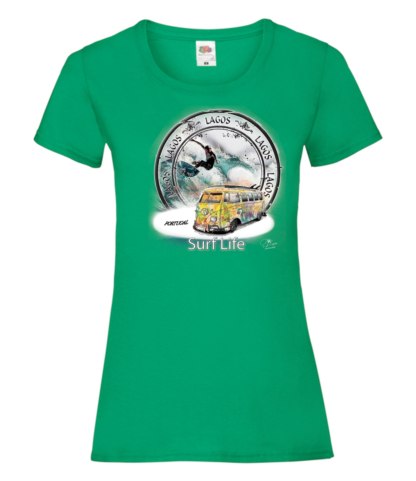T-shirt Senhora Surf Life Lagos