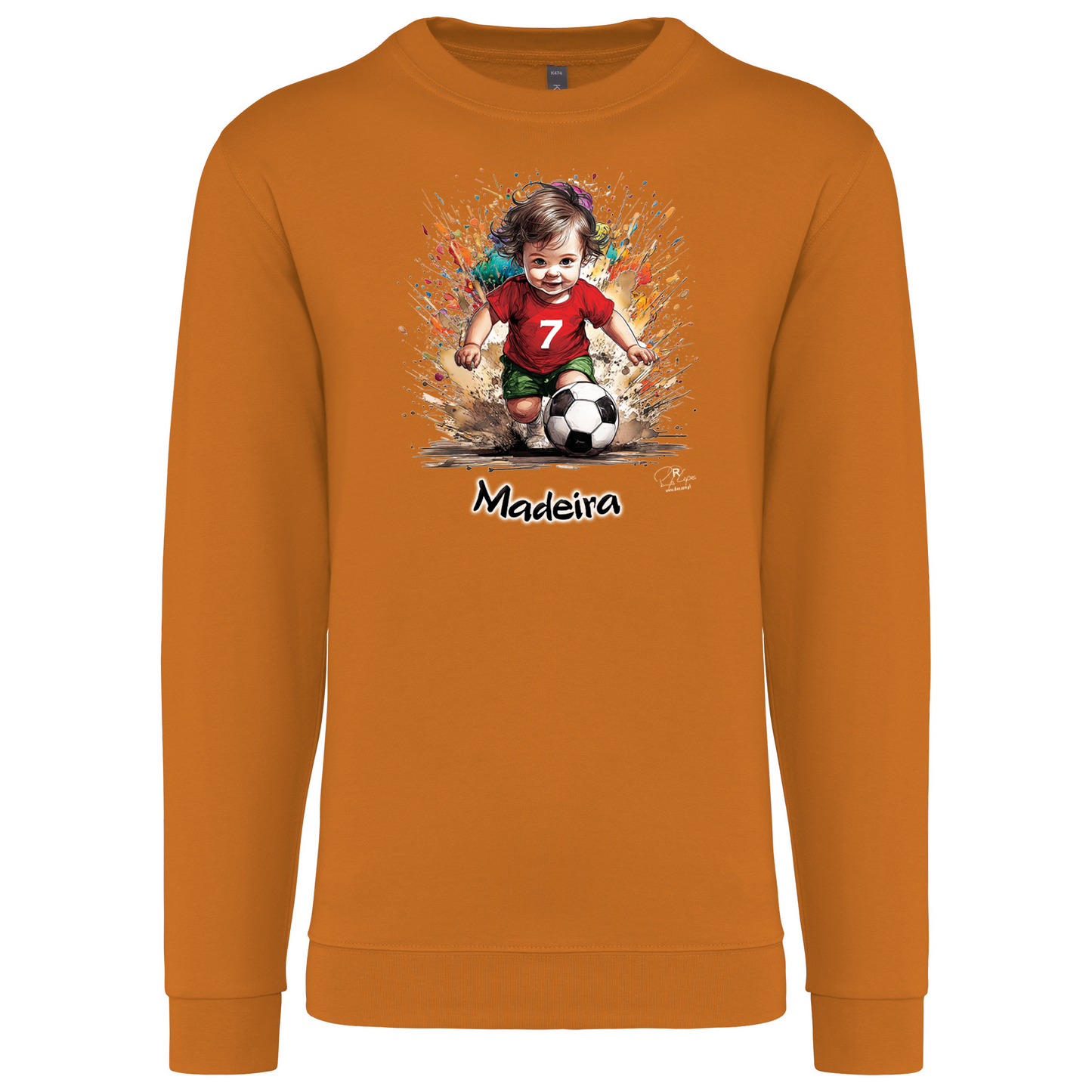 Sweatshirt Kariban sem Capuz 7 Madeira