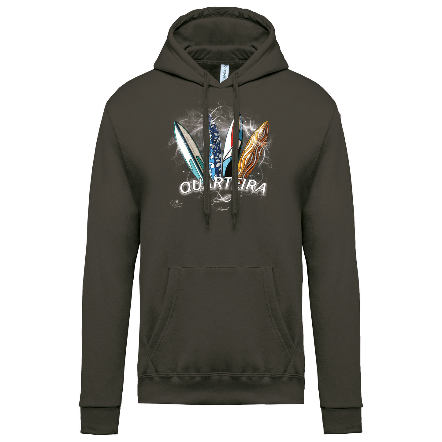 Sweatshirt Kariban com Capuz Surfboards Quarteira