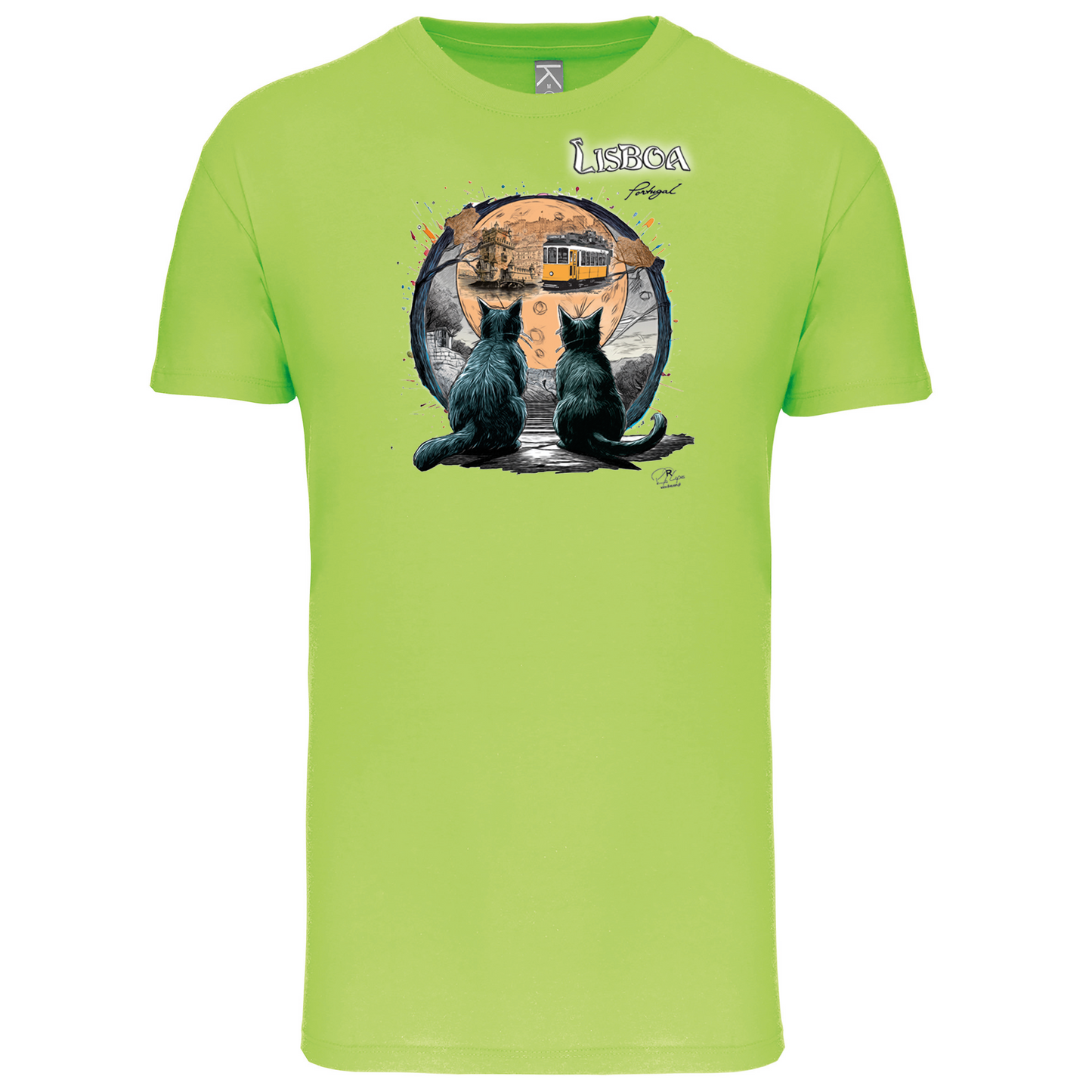 T-Shirt Algodão Biológico Luar Lisboa