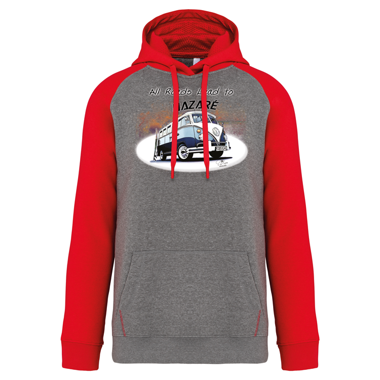 Sweatshirt com capuz All Roads Lead to Nazaré