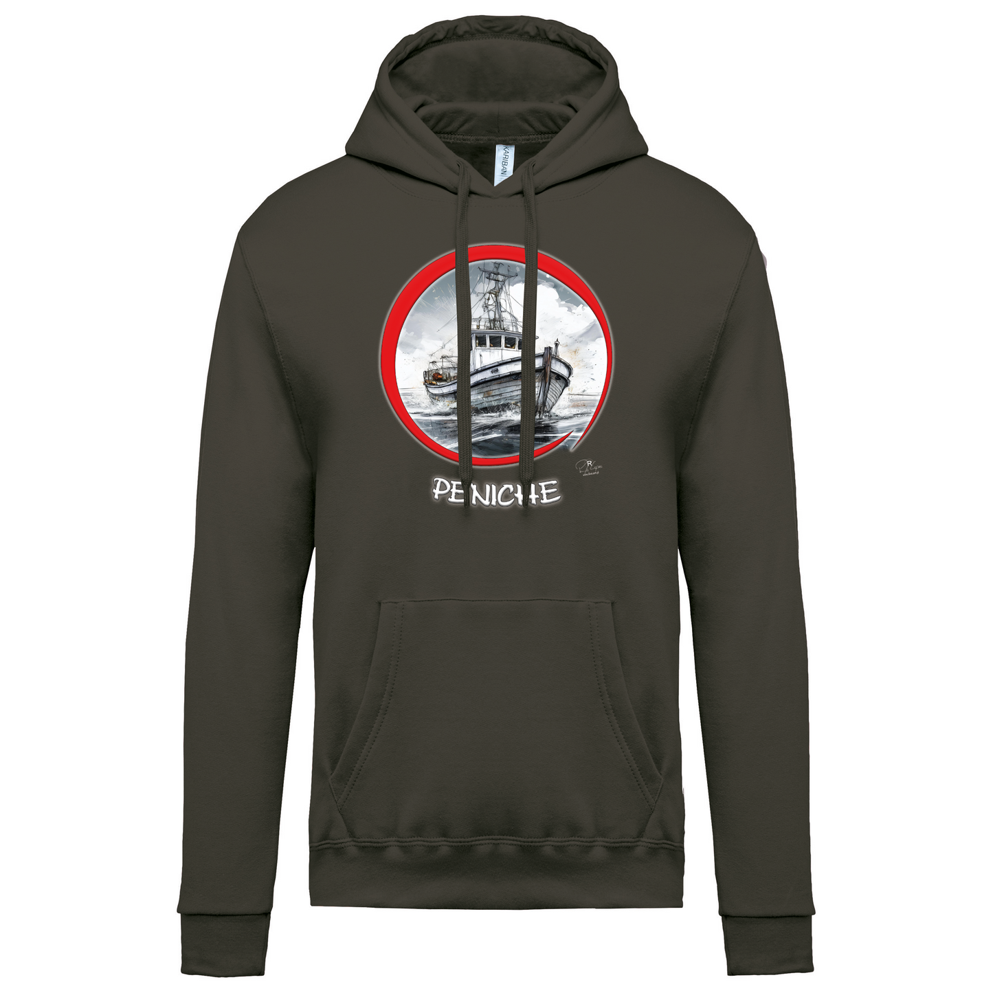 Sweatshirt Kariban com Capuz Traineira Peniche