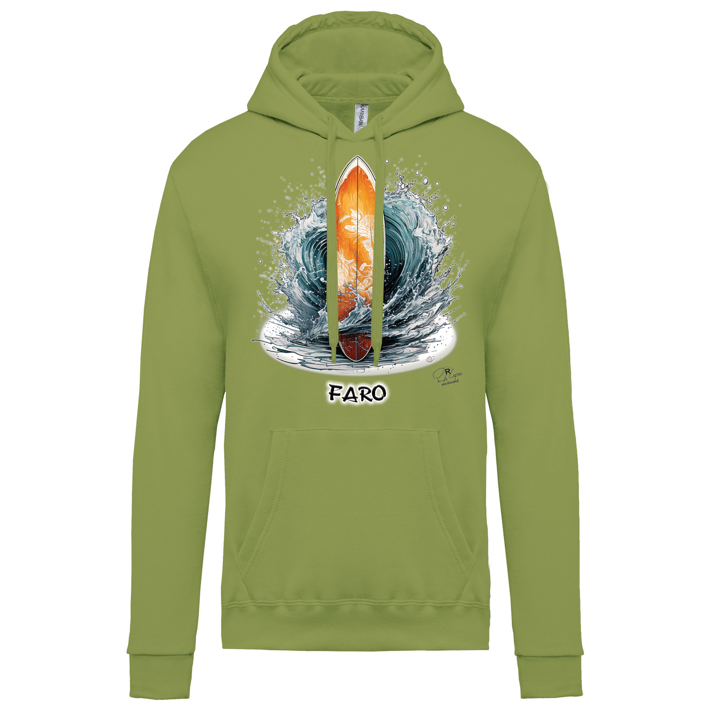 Sweatshirt Kariban com Capuz Prancha Faro