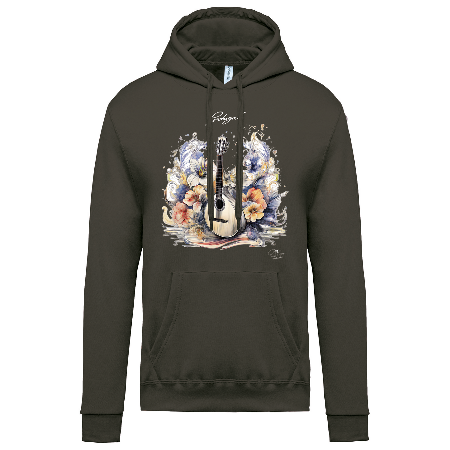 Sweatshirt Kariban com Capuz Guitarra Portuguesa
