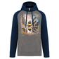 Sweatshirt Bicolor com capuz Espelho Lx