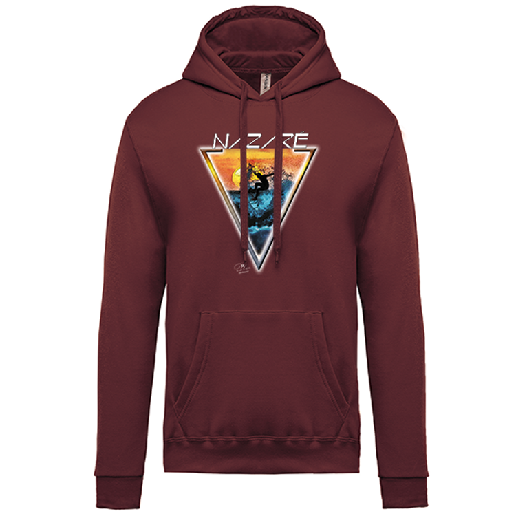 Sweatshirt Kariban com Capuz Sunset Nazaré
