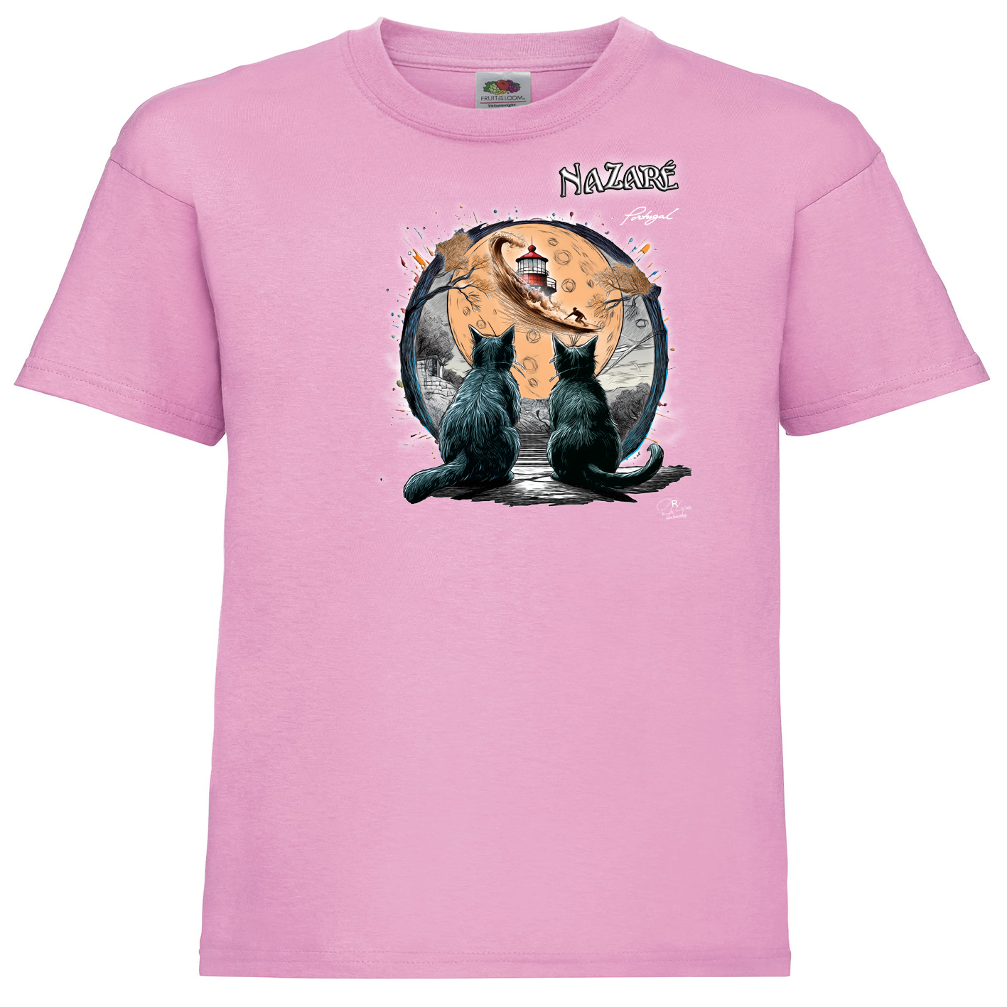 T-shirt Fruit of the Loom Kids Luar Nazaré