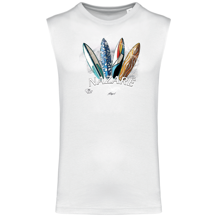 T-shirt Alças Surfboards Nazaré