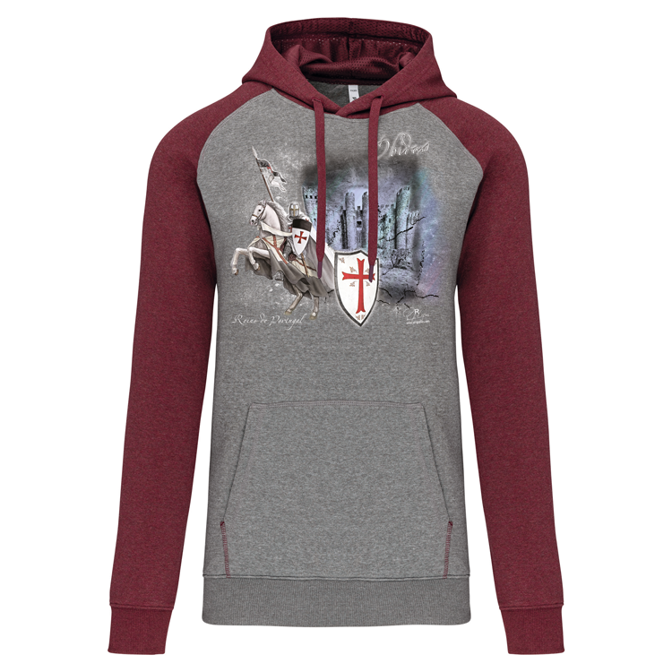 Sweatshirt Bicolor com capuz Reino de Portugal