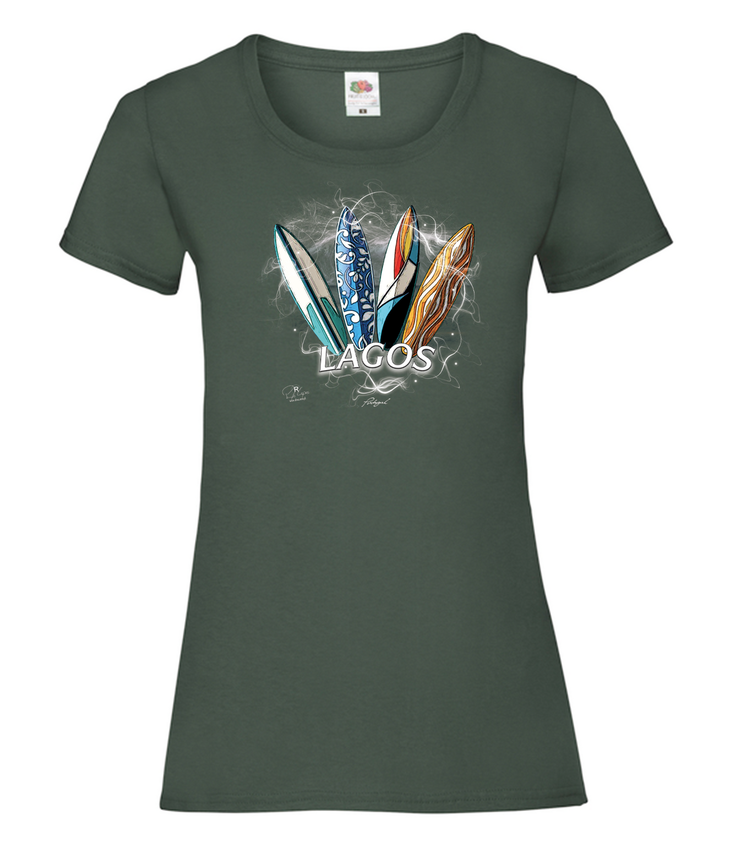 T-shirt Senhora Surfboards Lagos