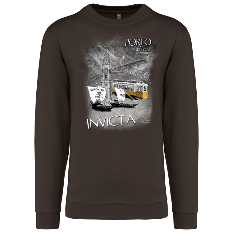 Sweatshirt Kariban sem Capuz Invicta
