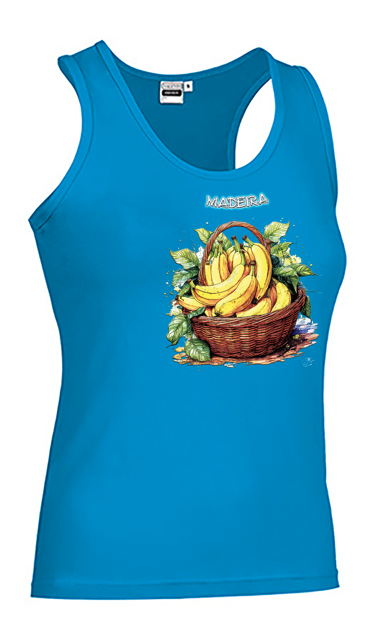 T-shirt Alças Senhora Cesto Bananas