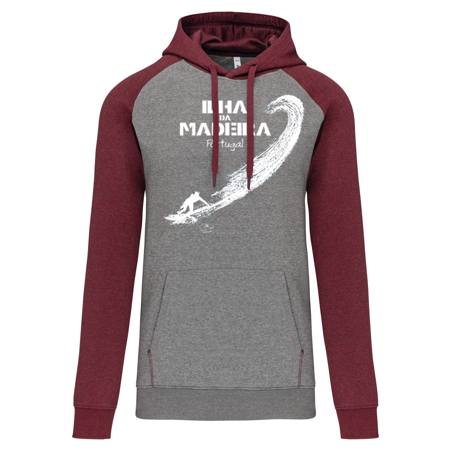 Sweatshirt Bicolor com capuz Ilha da Madeira