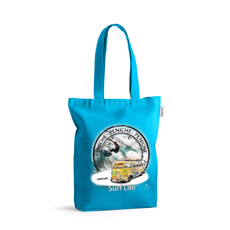 Sacos de Algodão Ecológico 220g Surf Life Peniche