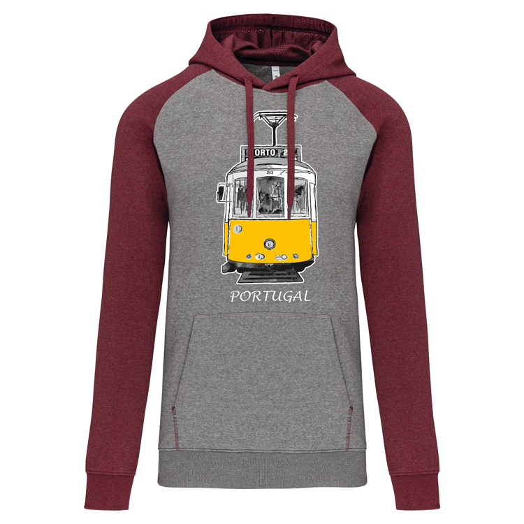 Sweatshirt Bicolor com capuz Grandalhão Porto