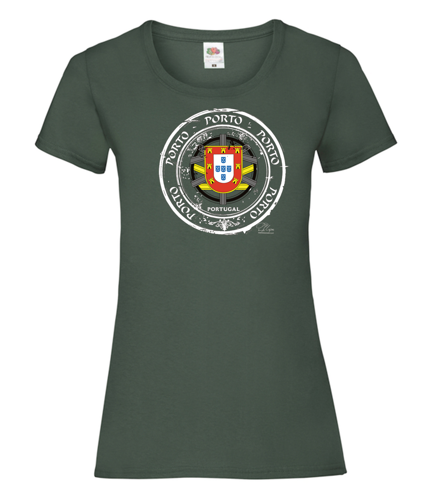 T-shirt Senhora Selo Escudo Porto