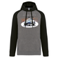 Sweatshirt Bicolor com capuz All Roads Lead to Cascais