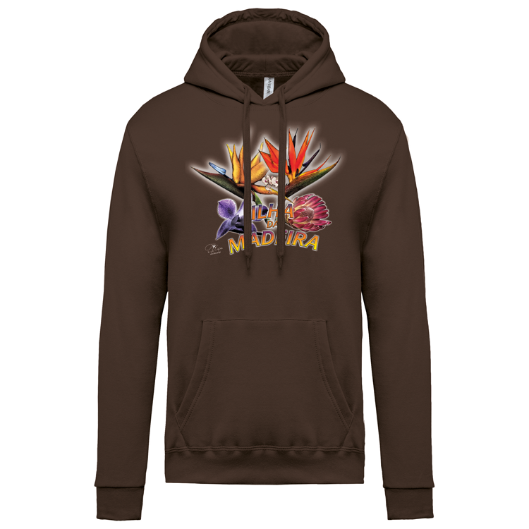 Sweatshirt Kariban com Capuz Estrelícias