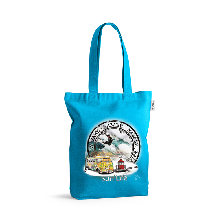 Sacos de Algodão Ecológico 220g Surf Life Nazaré