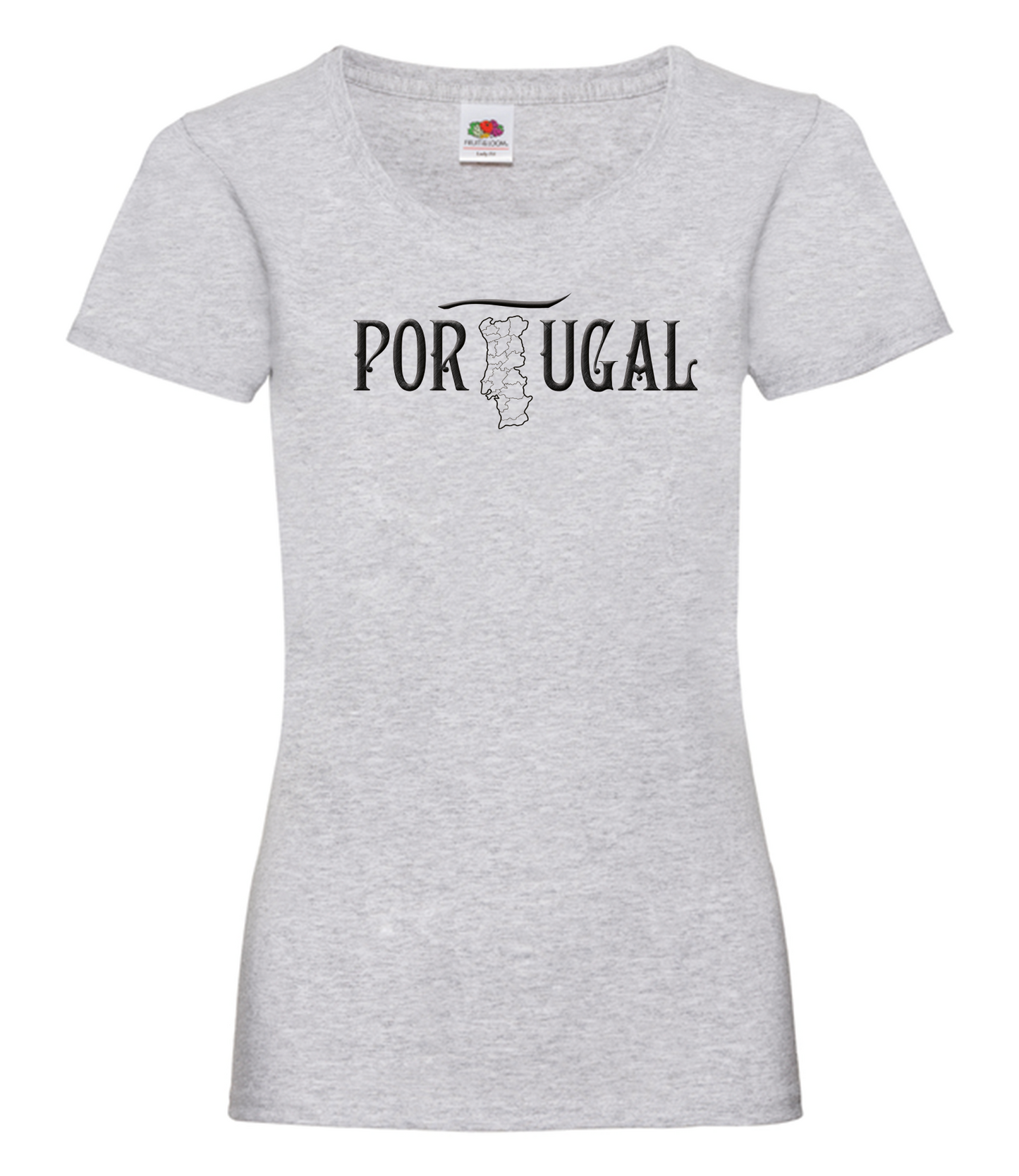 T-shirt Senhora Mapa de Portugal