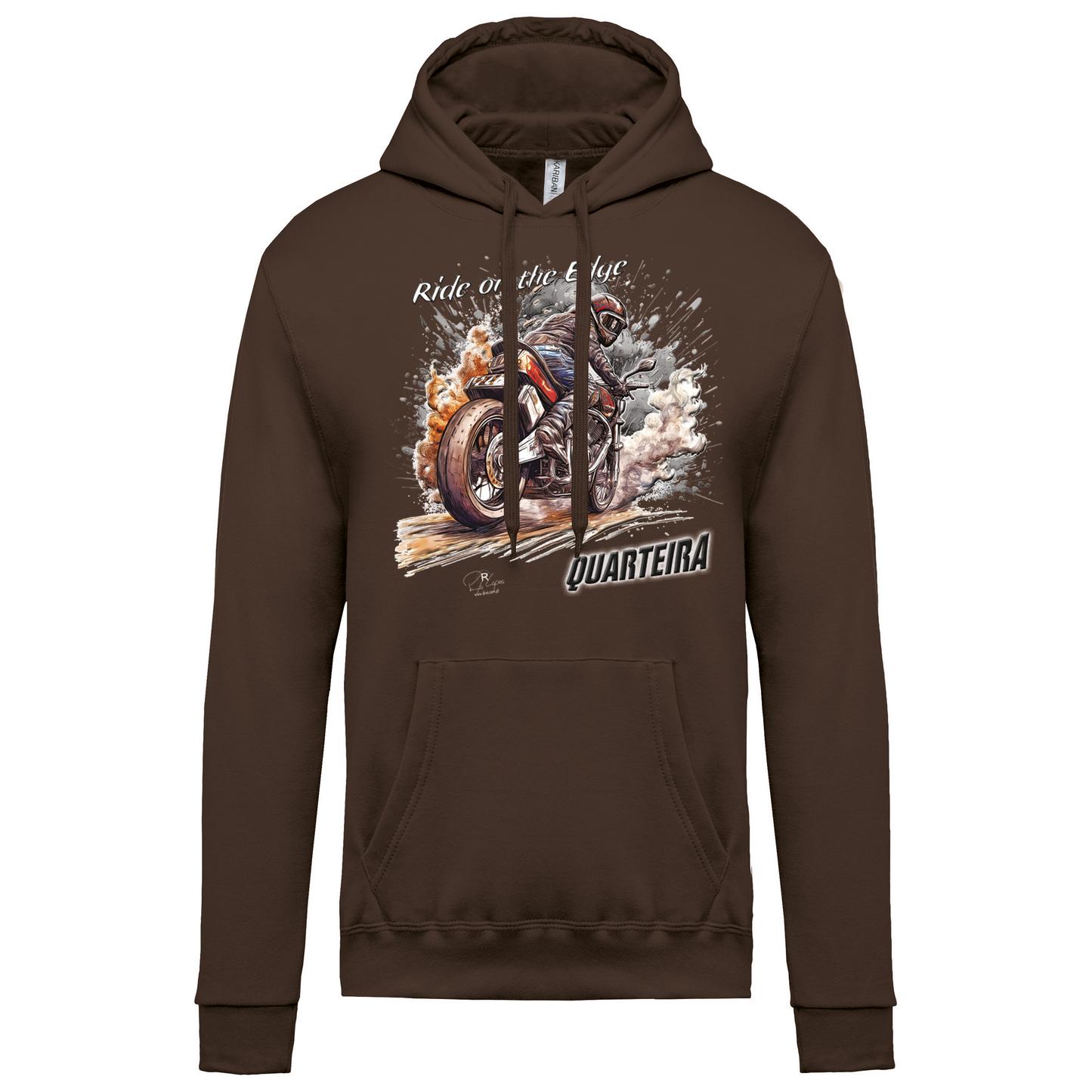 Sweatshirt Kariban com Capuz Ride on the Edge Quarteira