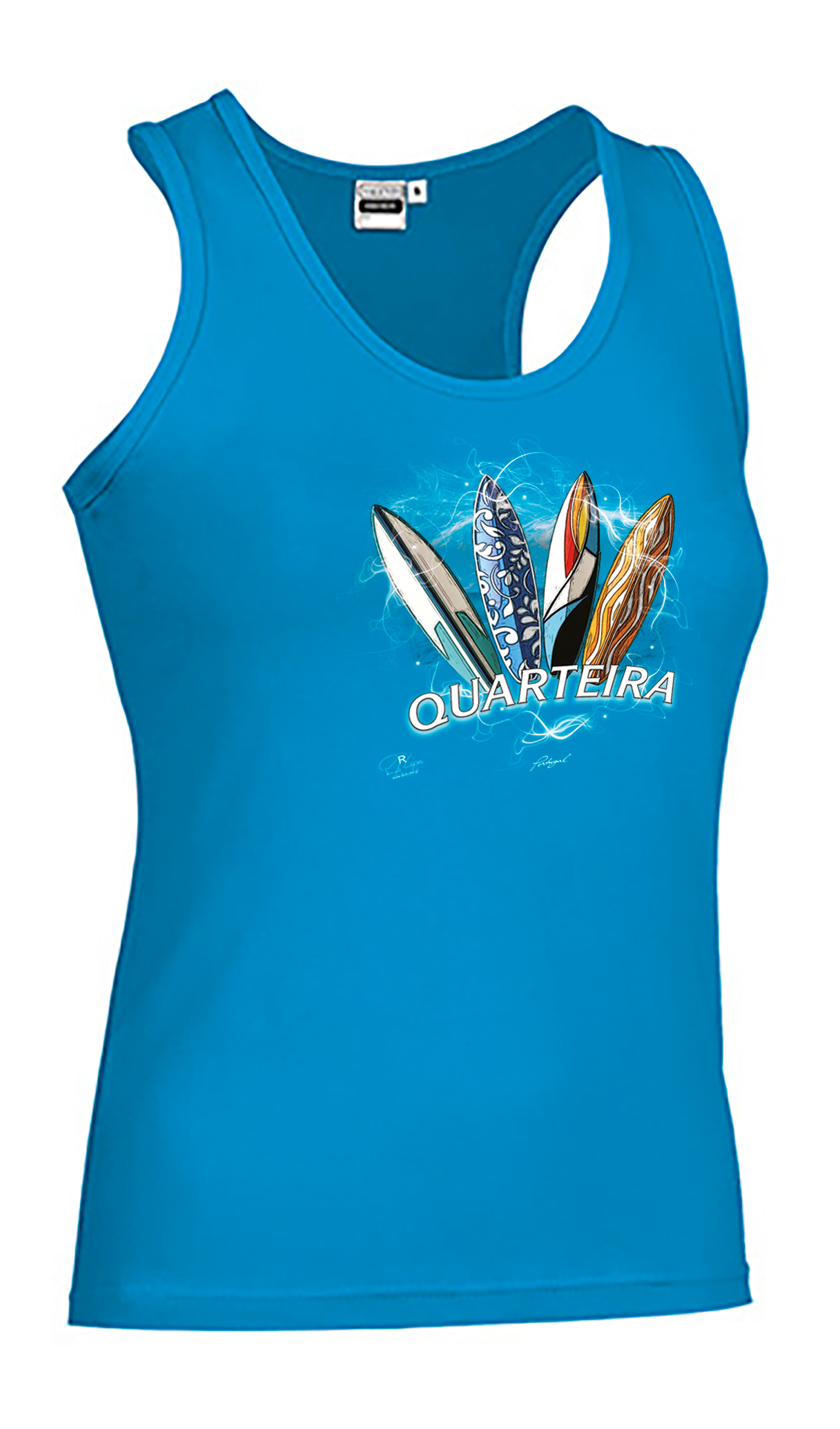 T-shirt Alças Senhora Surfboards Quarteira