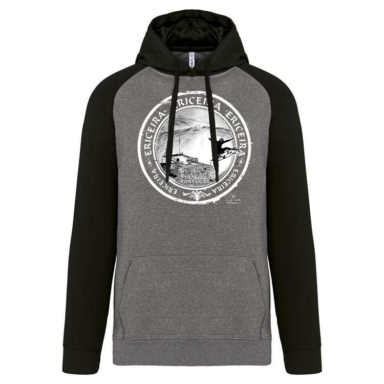 Sweatshirt Bicolor com capuz Selo Ericeira