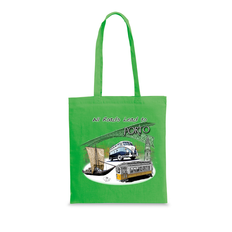 Saco Algodão 140g All Roads Lead to Porto