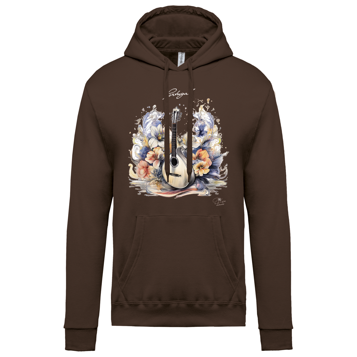 Sweatshirt Kariban com Capuz Guitarra Portuguesa