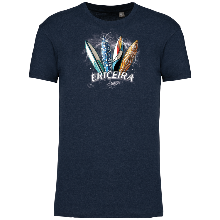T-Shirt Algodão Biológico Surfboards Ericeira