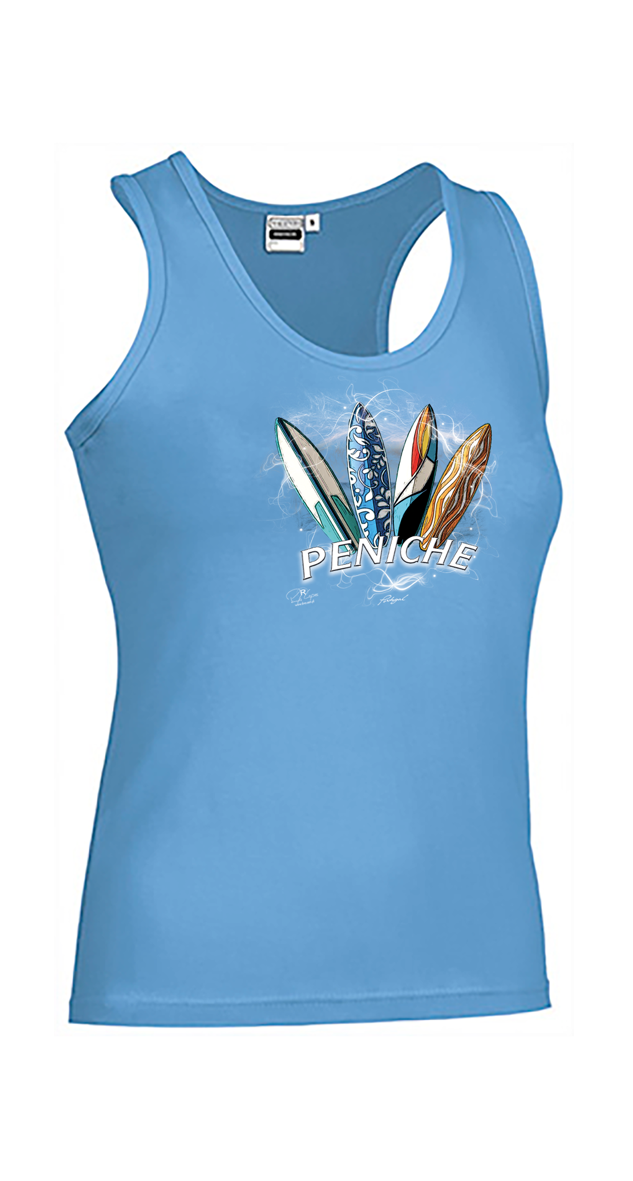 T-shirt Alças Senhora Surfboards Peniche