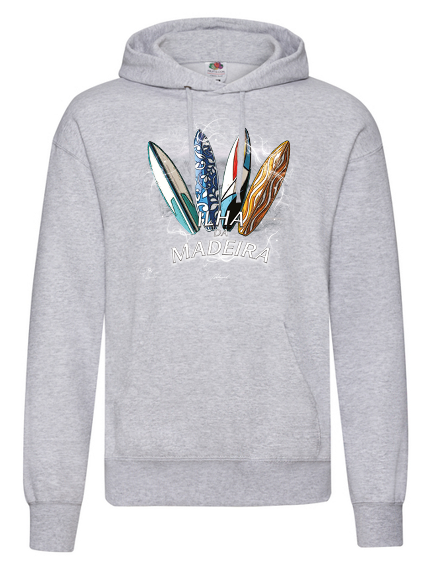 Sweatshirt Surfboards lha da Madeira