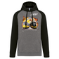 Sweatshirt Bicolor com capuz Tradição e Modernidade