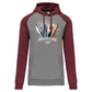 Sweatshirt Bicolor com capuz Surfboards Albufeira