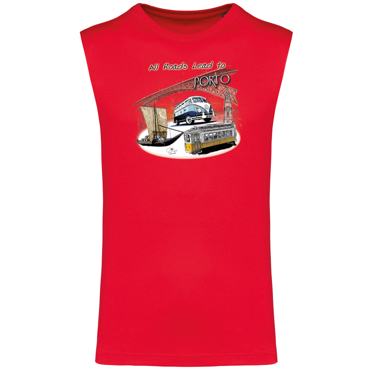 T-shirt Alças All Roads Lead to Porto