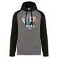 Sweatshirt Bicolor com capuz Surfboards Tavira