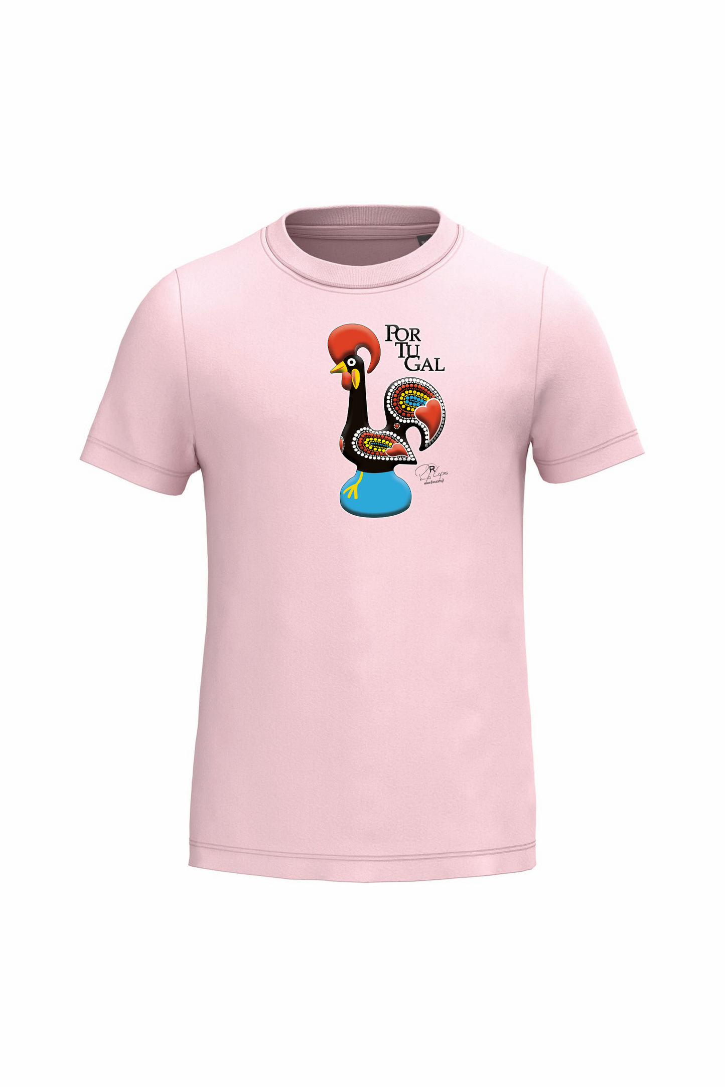 T-shirt de Criança Kariban Galo de Barcelos