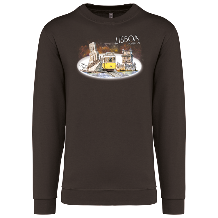 Sweatshirt Kariban sem Capuz Monumentos Belém